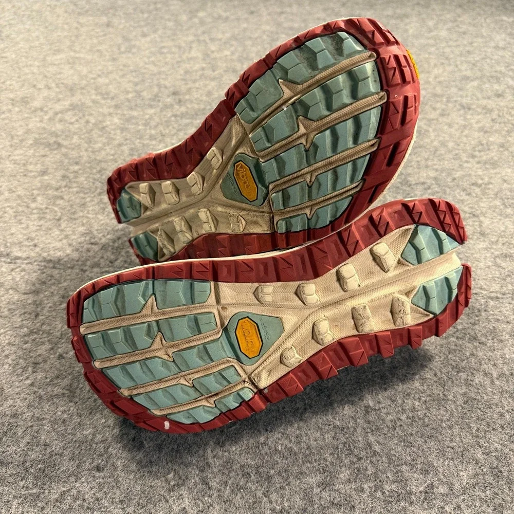 Altra Olympus 5 Shoes Womens Size 9.5 Blue Mesh Trail Running Zero‎ Drop Vibram